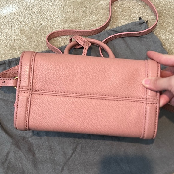 Alexander McQueen Mini Padlock Satchel Pink - Picture 8 of 12